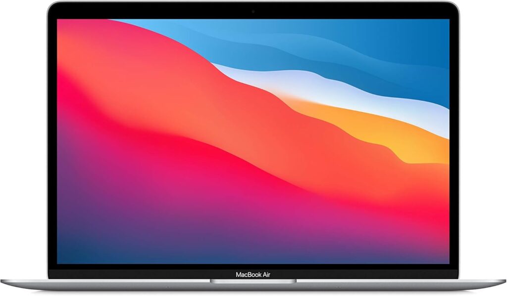 Late 2020 Apple MacBook Air M1 Chip (13 inch, 8GB RAM, 256GB SSD) Silver (Renewed Premium)