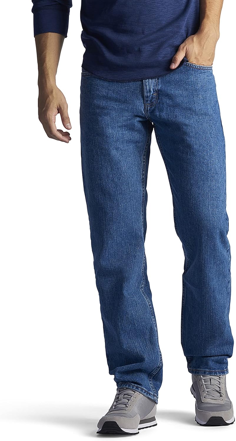 Lee Mens Regular Fit Straight Leg Jean