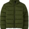 The Children's Place Boys' Big Kid Medium Weight Puffer Jacket, Wind, Water-Resistant Seasonal