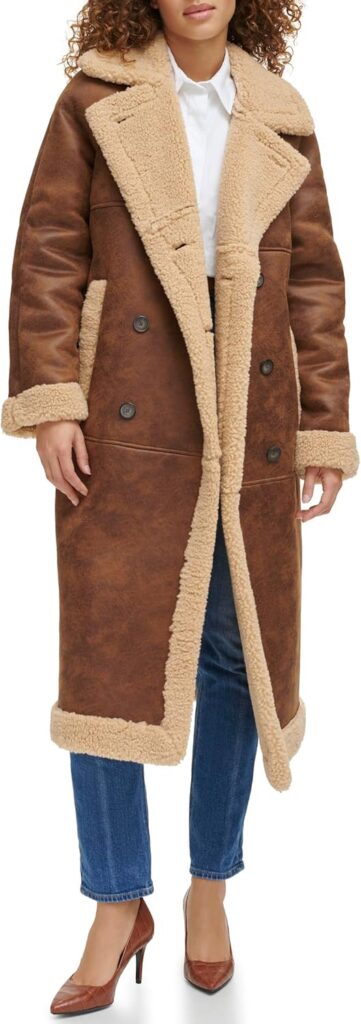 Levi's Women's Faux Shearling Long Coat