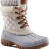 ALEADER Womens Winter Snow Boots | Waterproof Shell | Duck Boots