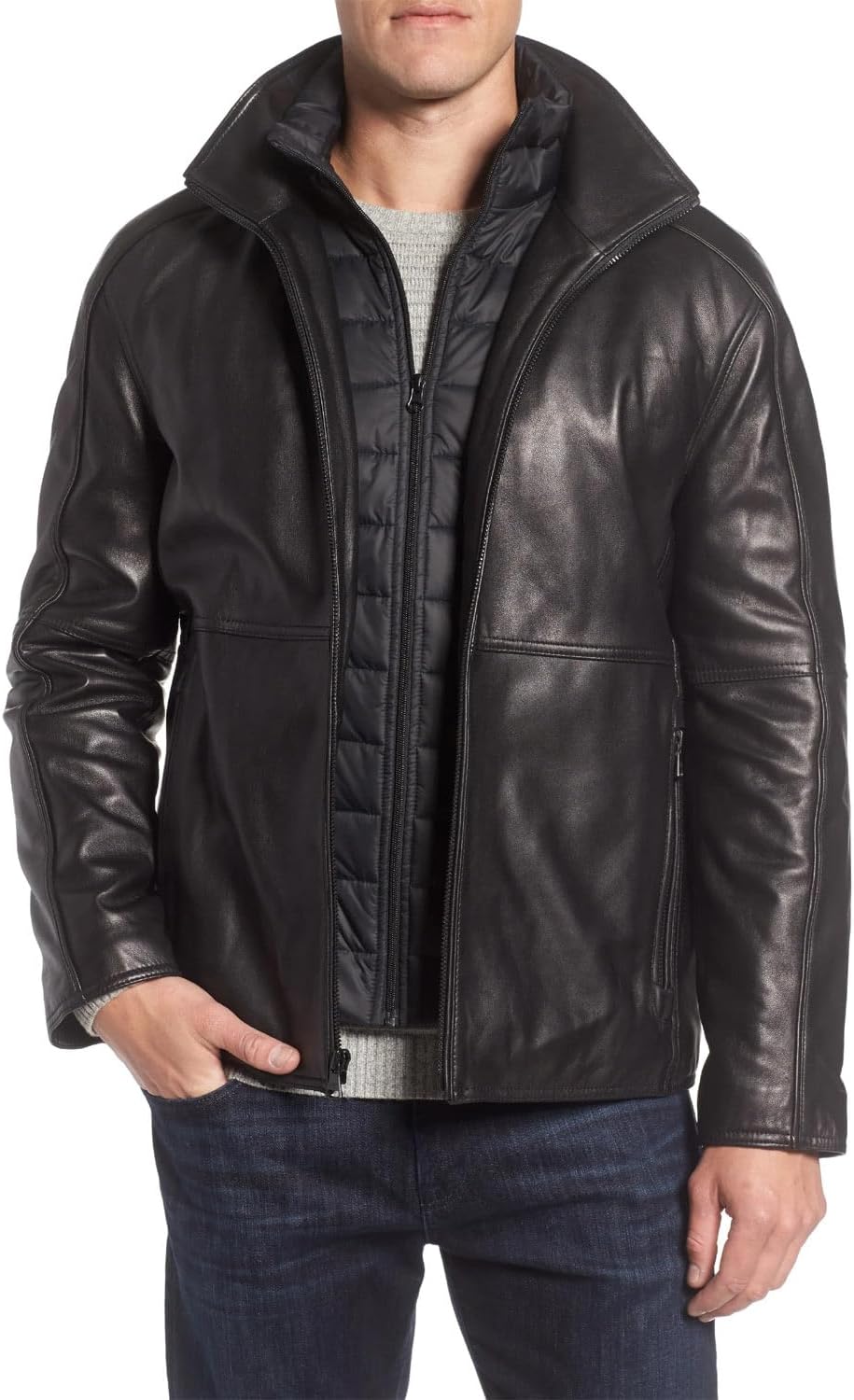 Andrew Marc Men's Leather Jacket