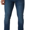 IZOD Men's Slim Fit Jeans - Breathable Cotton Non-Restrictive Comfort Durable Stretch Jeans - Stylish Denim Jeans for Men