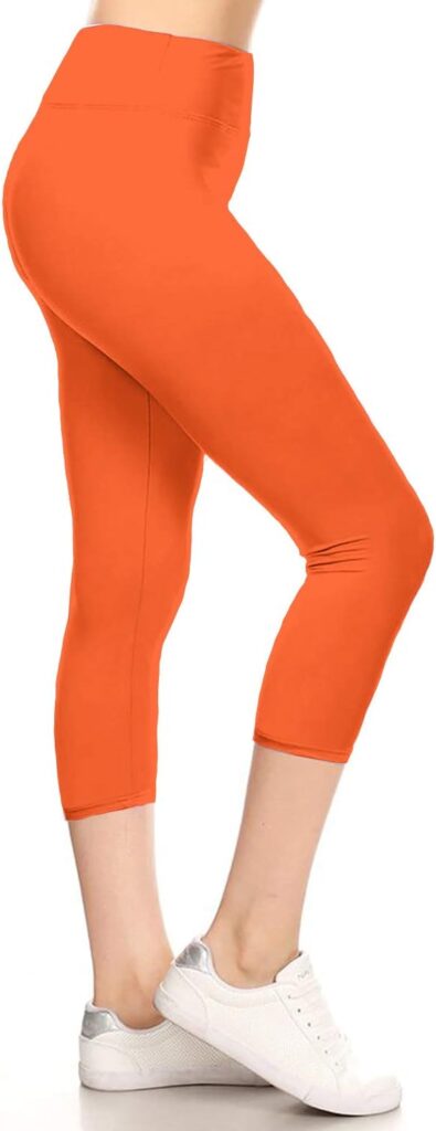 Leggings Depot High Waisted Leggings for Women Buttery Smooth & Soft Women's Leggings Solid Yoga - Reg, Plus, 1X3X, 3X5X