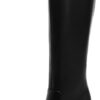 Modatope Knee High Boots Women Chunky Heel Square Toe Tall Boots for Women High Heel Side Zipper Long Boots