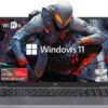 Newest Gaming Laptop, Laptop with AMD Ryzen 7 5825U (8C/16T, Up to 4.5GHz), 16GB RAM 512GB NVMe SSD Laptop Computer, Radeon RX Vega 8 Graphics, 16.1-inch FHD Display, WiFi 6, 53Wh Battery, Backlit KB