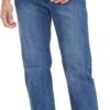 Soojun Men's Flex Waistband Relaxed Fit Straight Leg Jeans