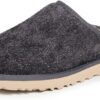 UGG Men's Classic Slip On Shaggy Suede Slipper