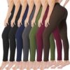 VALANDY High Waisted Leggings for Women Buttery Soft Stretchy Tummy Control Workout Yoga Running Pants One&Plus Size