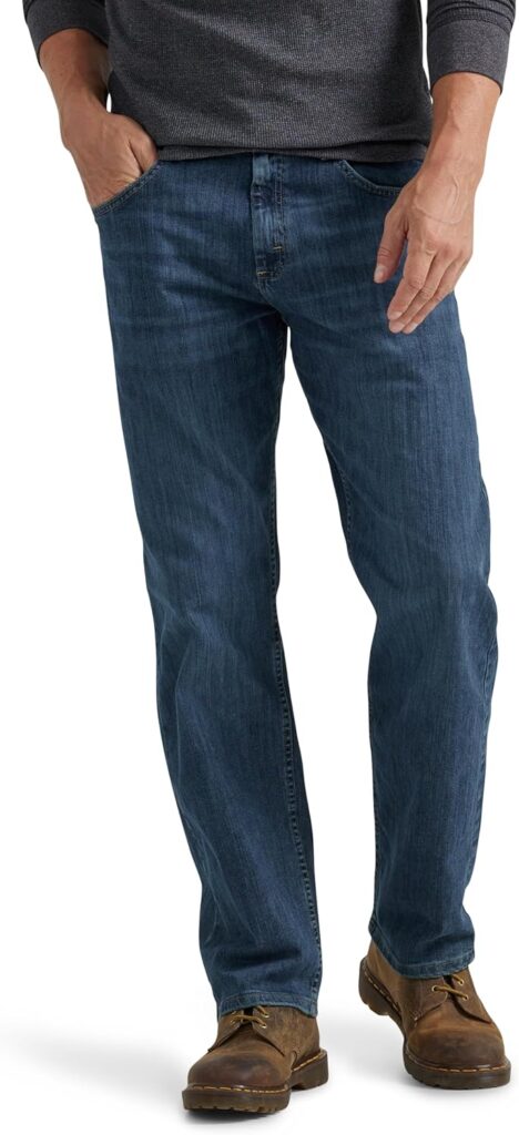 Wrangler Authentics Men's Classic 5-Pocket Relaxed Fit Flex Jean