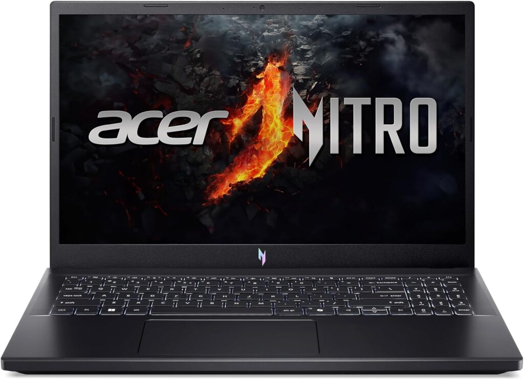 acer Nitro V Gaming Laptop | AMD Ryzen 5 7535HS Hexa-Core Processor | NVIDIA GeForce RTX 4050 Laptop GPU | 15.6" FHD IPS 144Hz Display | 8GB DDR5 | 512GB SSD | WiFi 6 | Backlit KB | ANV15-41-R5N6