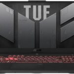 ASUS TUF Gaming A15 (2023) Gaming Laptop, 15.6” FHD 144Hz, 100% sRGB Display, GeForce RTX 4050, AMD Ryzen 7 7735HS, 16GB DDR5, 1TB PCIe SSD, Wi-Fi 6E, Windows 11, FA507NU-DS74,Mecha Gray