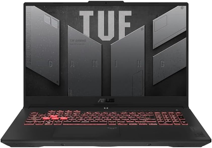 ASUS TUF Gaming A15 (2023) Gaming Laptop, 15.6” FHD 144Hz, 100% sRGB Display, GeForce RTX 4050, AMD Ryzen 7 7735HS, 16GB DDR5, 1TB PCIe SSD, Wi-Fi 6E, Windows 11, FA507NU-DS74,Mecha Gray