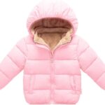 Toddler Baby Hooded Down Jacket Boys Girls Kids Thicken Warm Winter Coat Outerwear 1-7t