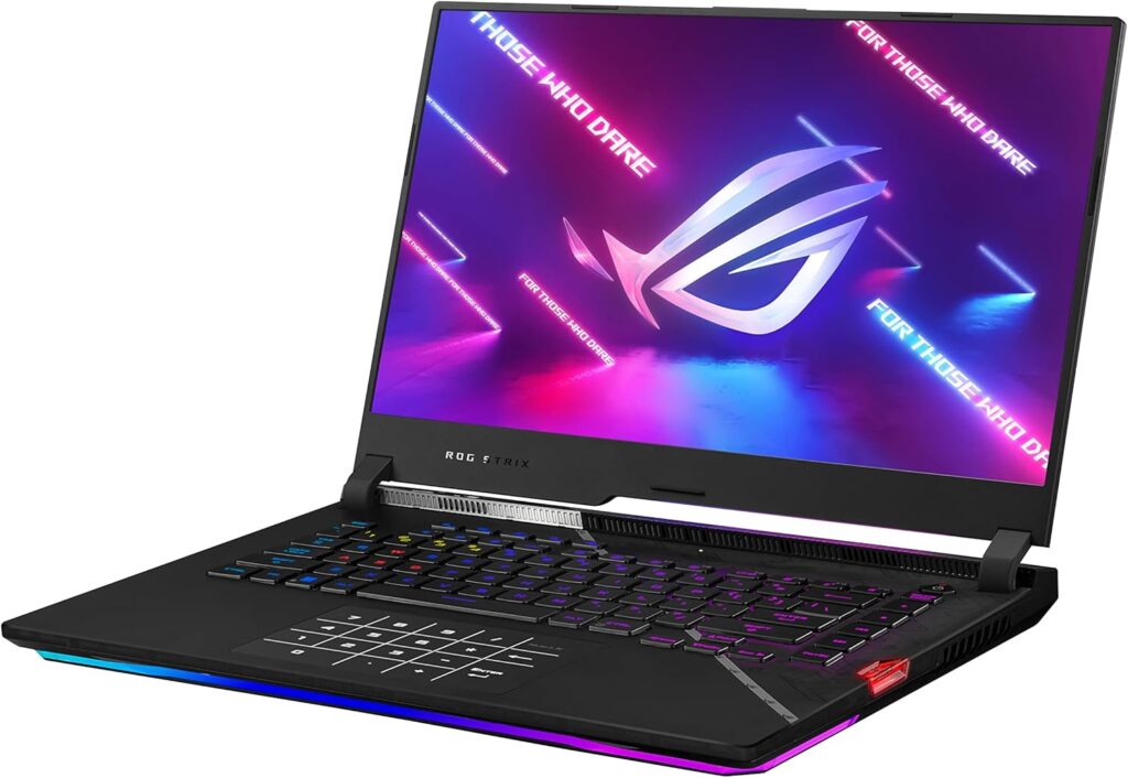 ASUS ROG Strix Scar 15 Gaming Laptop, 15.6” 240Hz IPS QHD Display, NVIDIA GeForce RTX 3070 Ti, Intel Core i9 12900H, 16GB DDR5, 1TB SSD, Per-Key RGB Keyboard, Windows 11 Home, G533ZW-AS94Q,Black