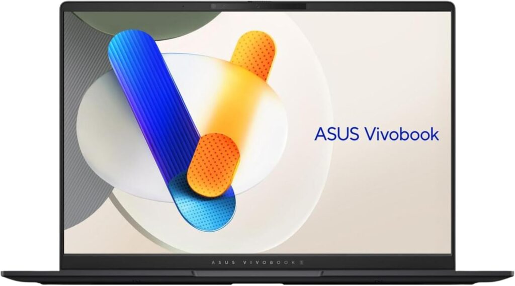 ASUS Vivobook S 14 OLED Laptop, Intel Core Ultra 9 185H, 16GB, 1TB SSD, Neutral Black, S5406MA-AS96, Intel Evo Edition