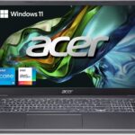 Acer Aspire 5 17 A517-58M-59R9 Slim Laptop | 17.3" FHD (1920 x 1080) IPS | Intel Core i5-1335U | Intel Iris Xe Graphics | 16GB LPDDR5 | 512GB Gen 4 SSD | Wi-Fi 6E | USB4/Thunderbolt 4 | Backlit KB