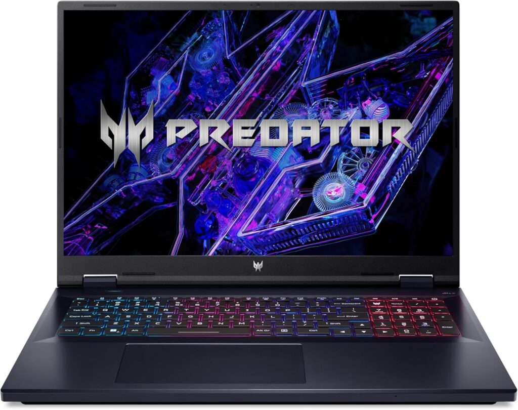 Acer Predator Helios Neo 18 Gaming Laptop | Intel Core i7-14650HX | NVIDIA GeForce RTX 4060 | 18" WUXGA 1920 x 1200 165Hz G-SYNC Display | 16GB DDR5 | 1TB Gen 4 SSD | Killer Wi-Fi 6E | PHN18-71-71NG