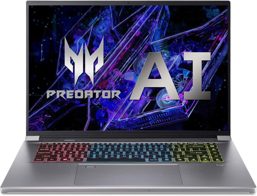 Acer Predator Triton Neo 16 Gaming Creator Laptop | 16" WQXGA+ 165Hz Calman Verified | AI-Powered | Intel Core Ultra 9 processor 185H | NVIDIA GeForce RTX 4070 | 32GB LPDDR5X | 1TB SSD | PTN16-51-932N