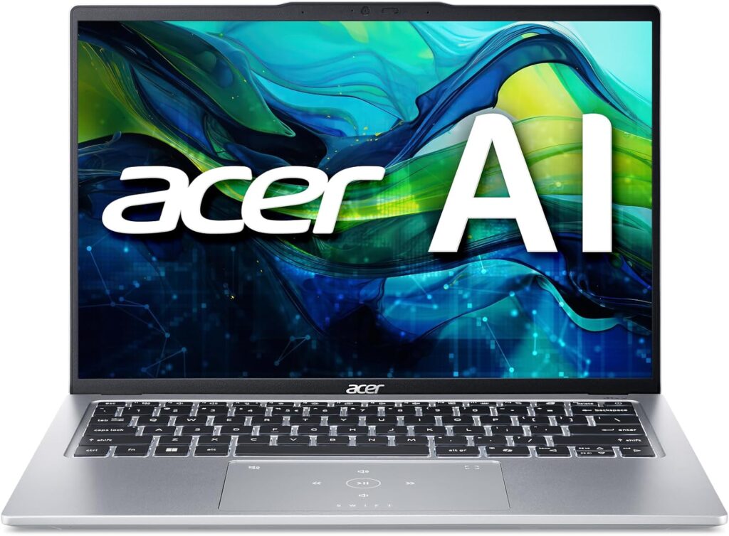 Acer Swift Go 14 Intel Evo Edition Laptop | 14" OLED WQXGA+ 2880x1800 Display | Unlock AI Experiences | Intel Core Ultra 5 processor 125H | Intel ARC | 8GB LPDDR5 | 512GB SSD | WiFi 6E | SFG14-73-58EP