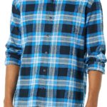 Amazon Essentials Men's Long-Sleeve Flannel Shirt (Available in Big & Tall)