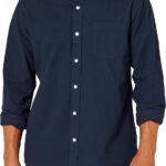 Amazon Essentials Men's Regular-Fit Long-Sleeve Pocket Oxford Shirt