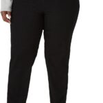 Chic Classic Collection Women's Plus Size Stretch Elastic Waist Pull-On Pant