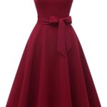 DRESSTELLS Cocktail Dress, Formal Wedding Guest Dresses for Women Modest Holiday Party Prom Dress