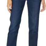 Democracy Women's Petite Ab Solution Straight Leg Jean