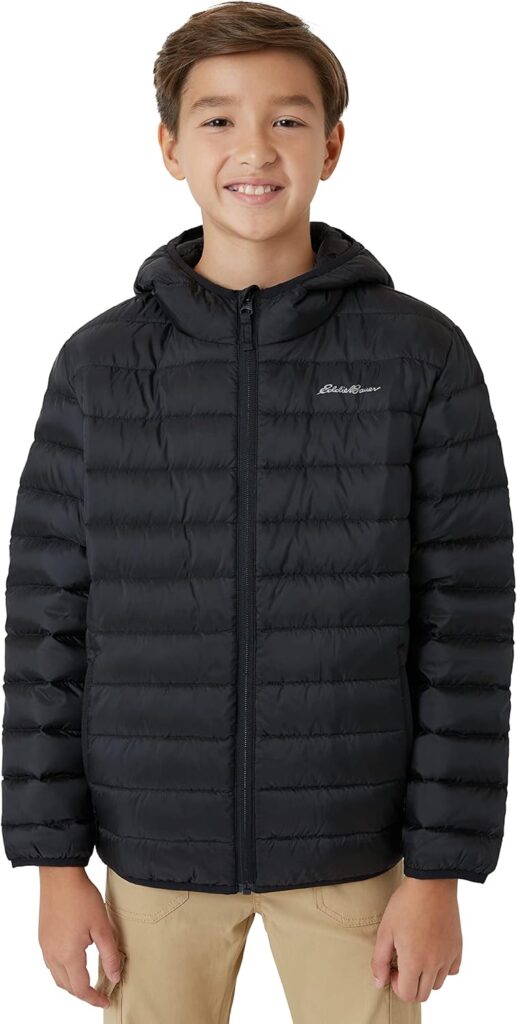 Eddie Bauer Boys' Jacket - CirrusLite Weather Resistant Down Coat for Boys - Insulated Quilted Bubble Puffer (3-20)