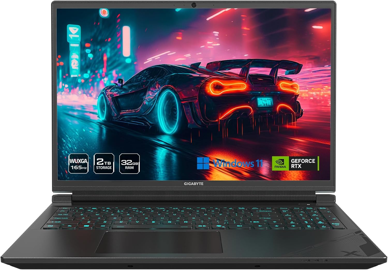 GIGABYTE - G6X (2024) Gaming Laptop - 165Hz 1920x1200 WUXGA - NVIDIA GeForce RTX 4060 - Intel i7-13650HX - 2TB SSD with 32GB DDR5 RAM - Windows 11 Home AD (G6X 9KG-43US865SH)