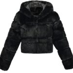 GRAN ORIENTE Women Faux Fur Fleece Coat