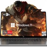 Gaming Laptop, Laptop with AMD Ryzen 7 5700U (8C/16T, Up to 4.3GHz), 16GB RAM 512GB NVMe SSD Laptop Computer, Radeon RX Vega 8 Graphics, 16.1-inch FHD Display, WiFi 6, 53Wh Battery, Backlit KB