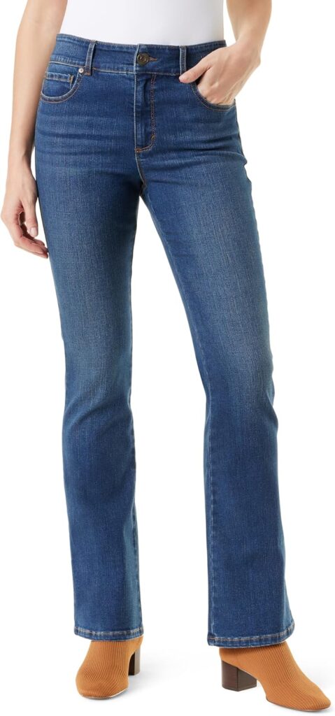 Gloria Vanderbilt Women's Shape Effect Tummy Hold High Rise Boot Cut Jean Standard