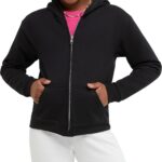 Hanes Girls' Comfortsoft Ecosmart Full-Zip Hoodie