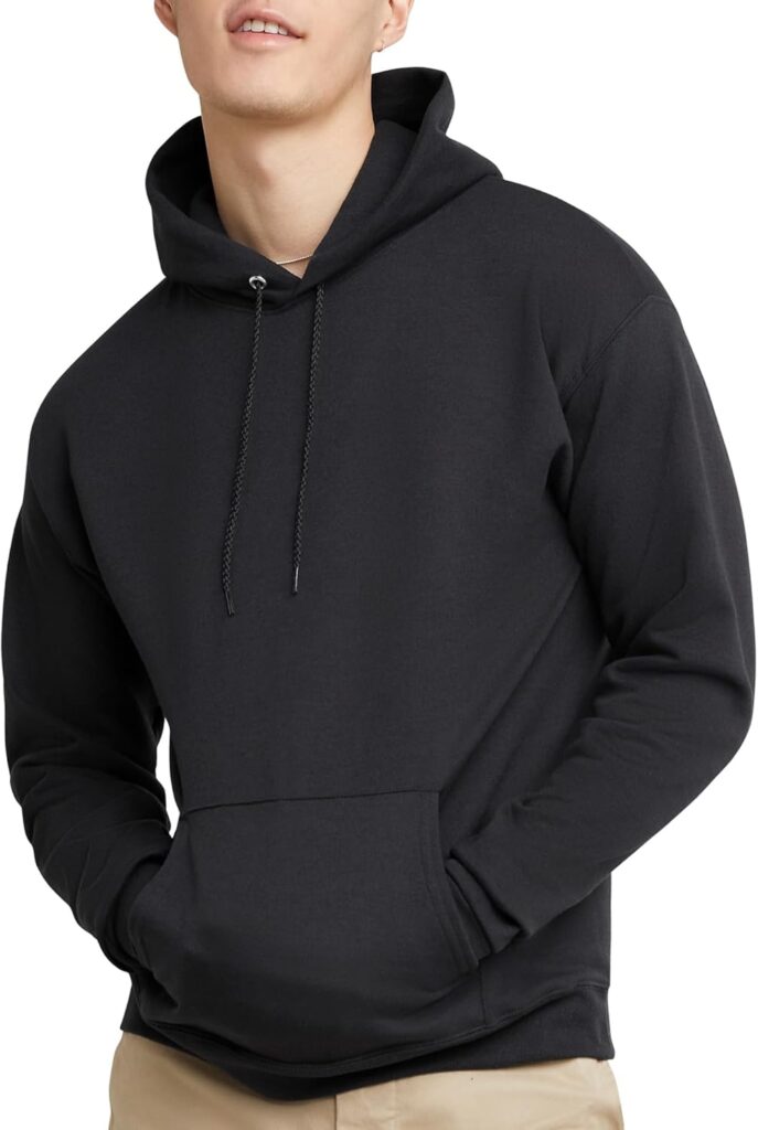 Hanes Men's Hoodie, EcoSmart Fleece Hoodie, Hooded Sweatshirt for Men