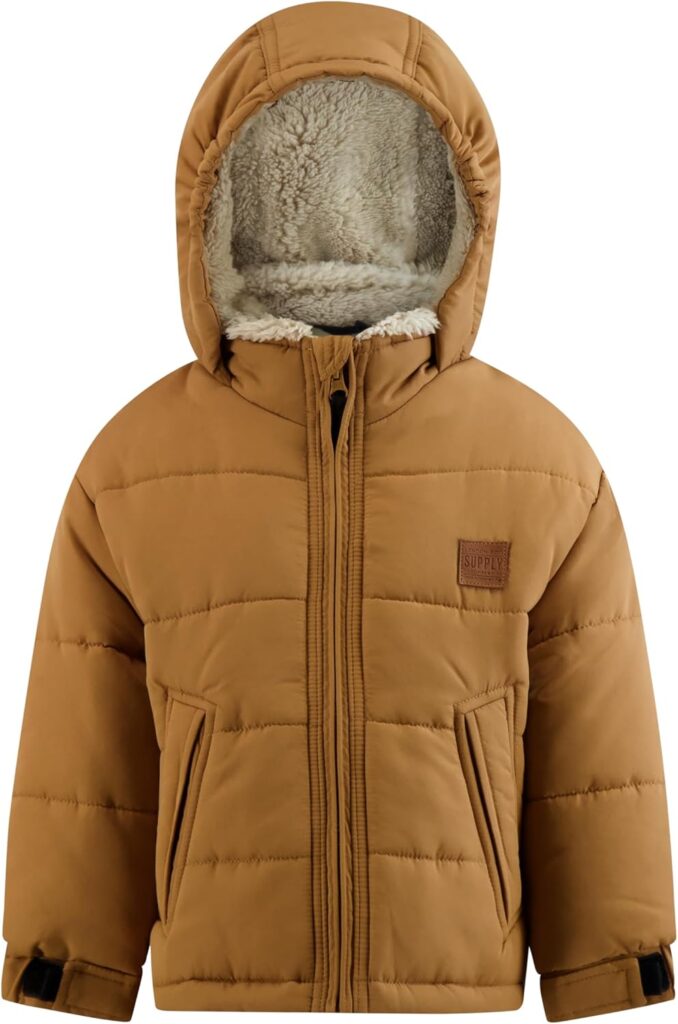 LONDON FOG Boys' Active Puffer Jacket - Stylish Winter Coat