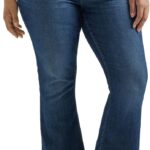 Lee Women's Plus Size Legendary Mid Rise Flare Jean