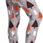 Leggings Depot High Waisted Novelty Christmas Holiday Print Leggings for Women (Available in Plus Size)