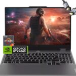 Lenovo LOQ 4060 Gaming Laptop 2024 - NVIDIA GeForce RTX 4060 - Ryzen 7 7435HS - 15.6" FHD IPS Display - Backlit Keyboard - Windows 11 - G-SYNC - HDMI Cable (32GB RAM | 1TB PCIe SSD)