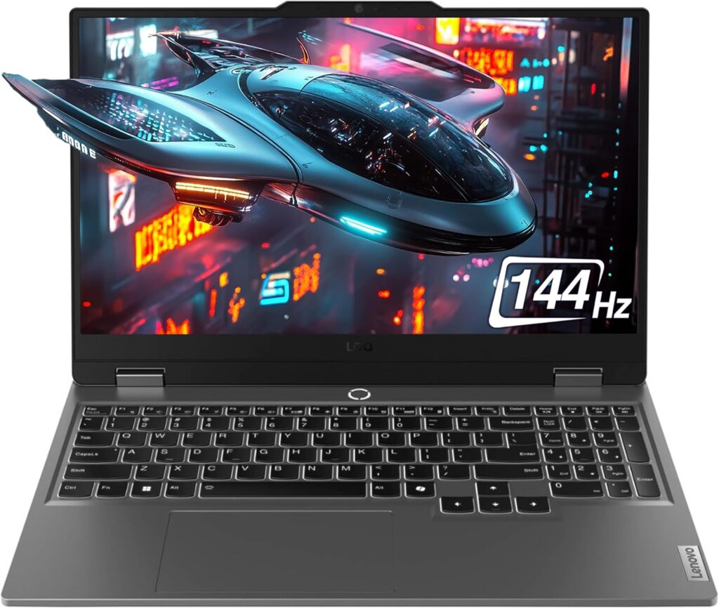 Lenovo LOQ Gaming Laptop, AMD Ryzen 7 7435HS, 16 GB DDR5 RAM, 512 GB PCIe SSD, 15.6" FHD (1920x1080), Nvidia G-Force RTX 4070, W11 Home