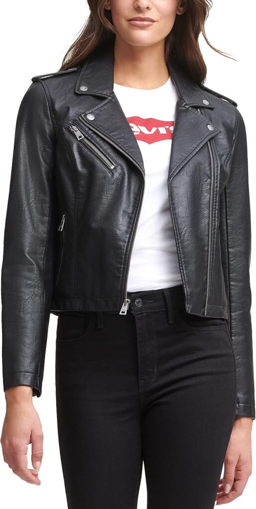 Levi's Women's The Classic Faux Leather Moto Jacket (Regular & Plus Size)