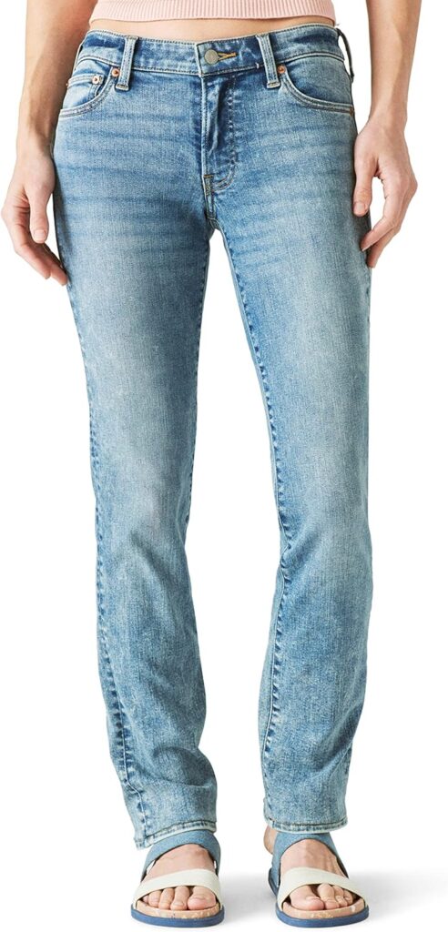 Lucky Brand Women's Mid Rise Sweet Straight Jeans