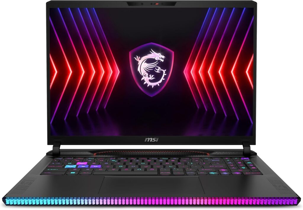 MSI Raider GE68HX 16” 240Hz QHD+ Gaming Laptop: Intel Core i9-13950HX, NVIDIA Geforce RTX 4070, 32GB DDR5, 1TB NVMe SSD, Win 11 Home: Black 13VG-068US