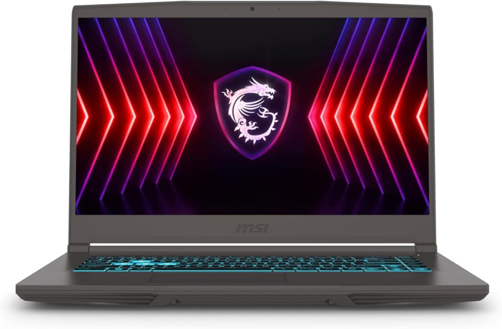 MSI Thin A15 15.6” 144Hz FHD Gaming Laptop: Ryzen 7-7735HS, NVIDIA Geforce RTX 4050, 16GB DDR5, 512GB NVMe SSD, Cooler Boost 5, Win 11: Black B7VE-214US