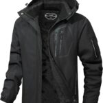 Men's Ski Jacket Winter Warm Snow Coat Waterproof Windbreaker Hooded Work Outerwear Snowboarding Jackets