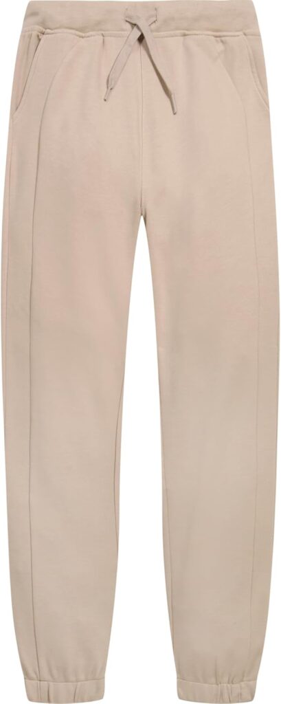 Nautica Girls' School Uniform Jogger Pants, Elastic Waistband with Drawstring Closure, Stretch Performance Fabric