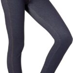 No Nonsense Women's Stretch Denim Leggings with Pockets