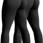 OQQ Women's 2 Piece Yoga Legging Seamless Workout High Waist Butt Liftings Athletic Leggings