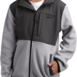 Reebok Boys' Jacket - Warm Polar Fleece Zip Up Hoodie Jacket for Boys - Lightweight Athletic Boy's Comfort Hoodie (4-20)